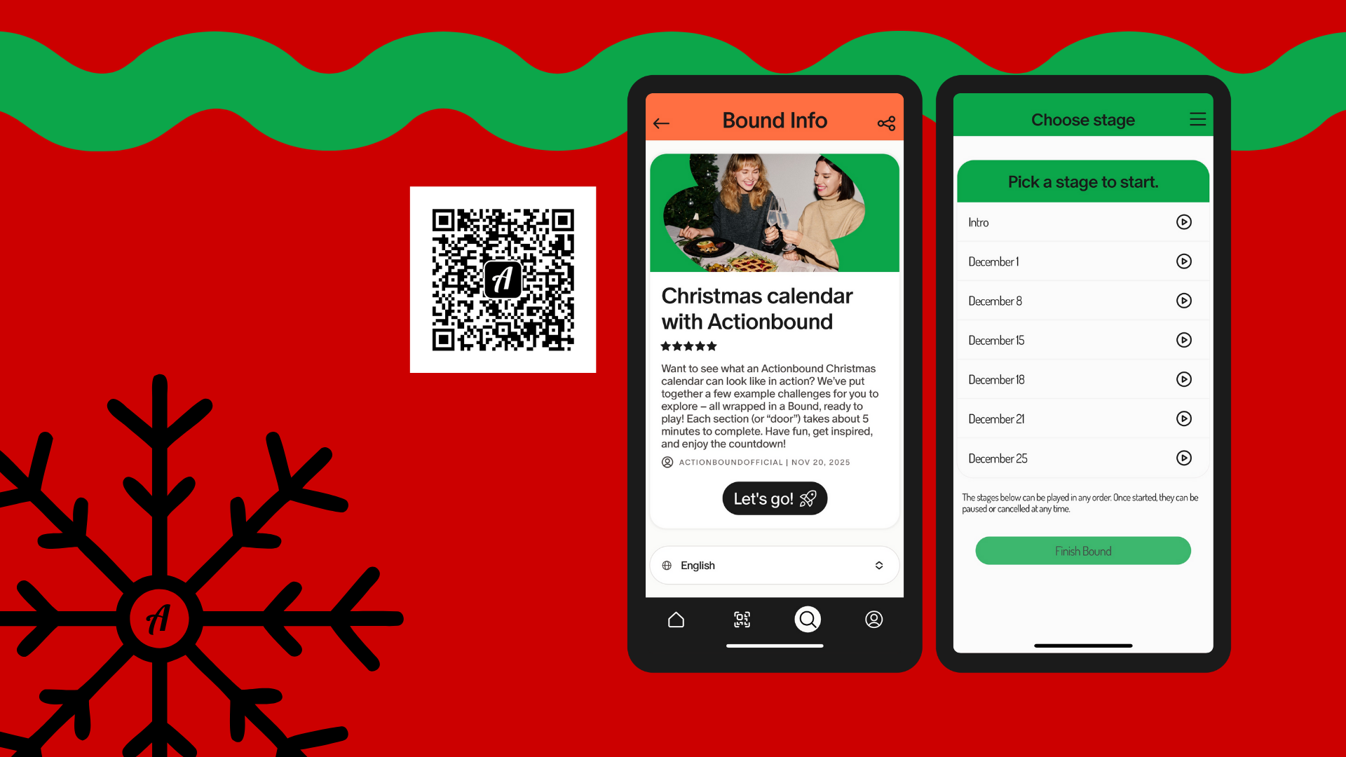 Smartphone views of a sample Bound