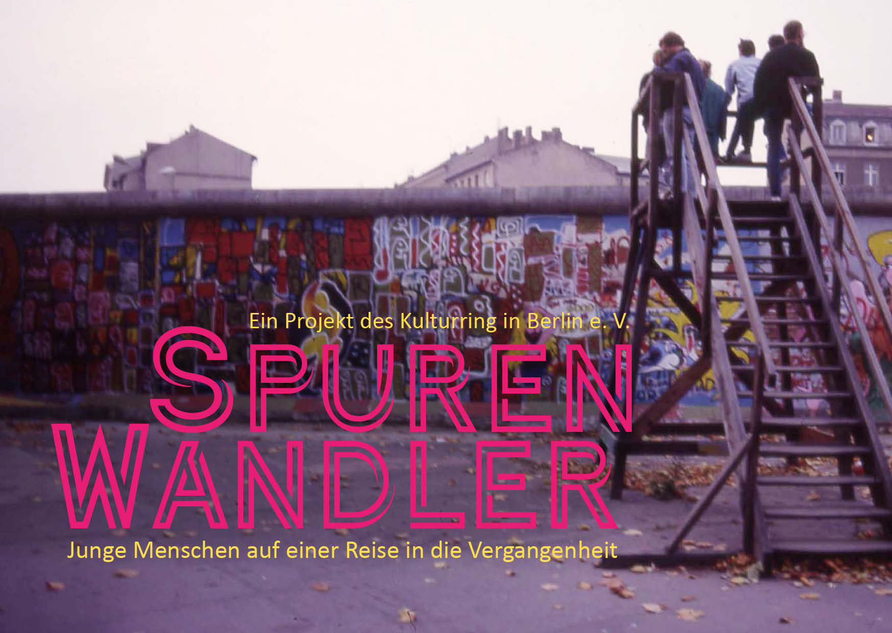Foto: Stiftung Berliner Mauer, Quelle ELAB, Archiv der Versöhnungsgemeinde Logo: Kulturring in Berlin e. V.